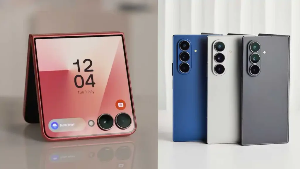 تصویر گوشیهای تاشو سامسونگ و هواوی