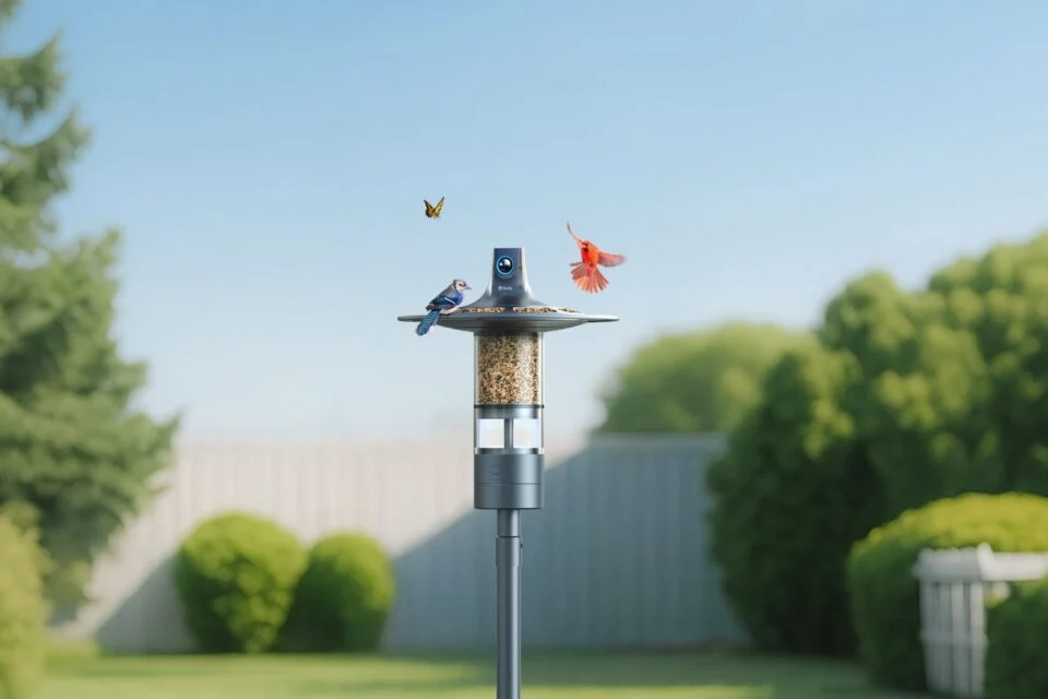 No Avian Will Escape This 360 Camera Bird Feeder