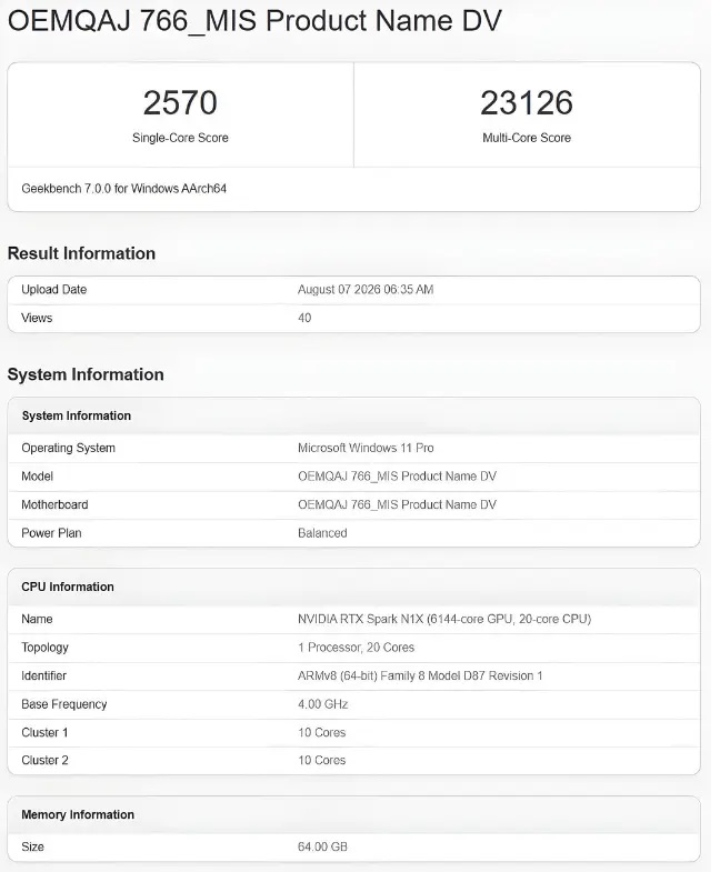 انویدیا با تراشه قدرتمند RTX Spark آماده تصاحب تاج‌وتخت پردازنده‌های لپ‌تاپی می‌شود