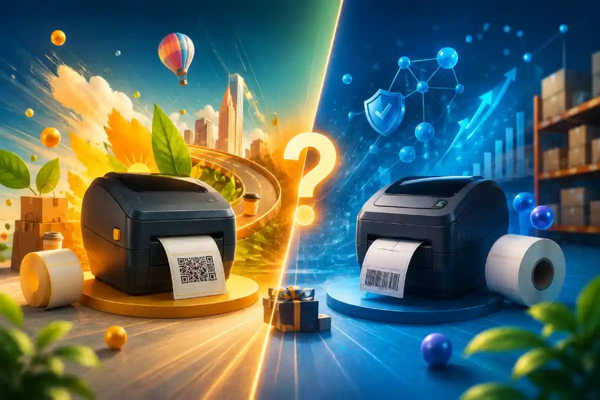 مقایسه لیبل پرینتر حرارتی مستقیم و غیر مستقیم، کدام بهتر است؟