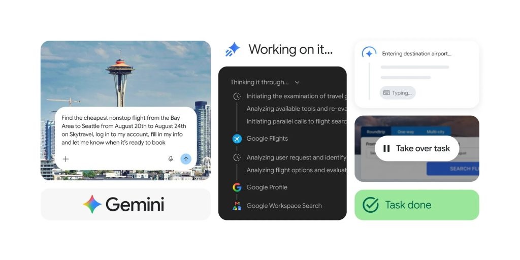 هوش مصنوعی Gemini Spark اکنون می‌تواند وب‌گردی خودکار را در کروم انجام دهد